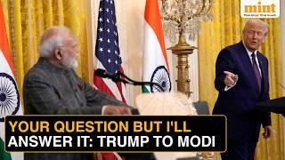 Modi & Trump Meet In US: PM Modi Takes Question On Adani, Trade, Terrorism | Watch FULL Presser