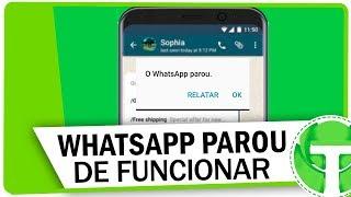 WhatsApp parou de funcionar? APRENDA RESOLVER!