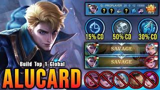 2x SAVAGE!! Alucard Best Build and Emblem 100% IMMORTAL!! - Build Top 1 Global Alucard ~ MLBB