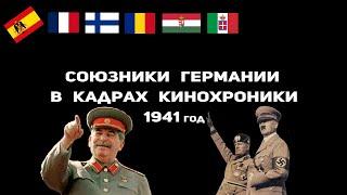 4К/ Союзники Германии в кадрах кинохроники 1941 год/ вторая мировая война/Die Deutsche Wochenschau /