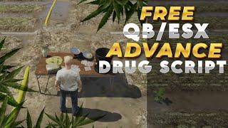 QB/ESX ADVANCE DRUG SYSTEM *FREE* | FiveM Roleplay Scripts | FiveM Tutorial 2024 | MJ DEVELOPMENT