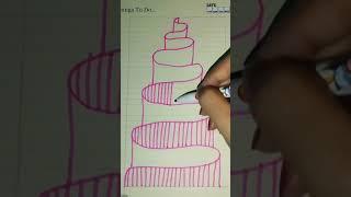 Easy pattern pink drawing ‍️ #trending #drawing #pattern #satisfying #pink #asmr