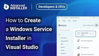 How to Create a Windows Service Application Installer in Visual Studio