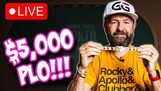 DEEP RUN in the $5,000 Pot-Limit Omaha HIGH ROLLER - WSOP Online 2024