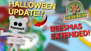 BEESMAS WAS EXTENDED AGAIN! UPCOMING HALLOWEEN UPDATE? + OP CODE - Bee Swarm Simulator