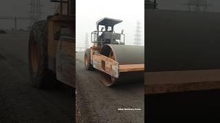 Single drum roller Work at Constitution site #shorts #roller #truck #grader #pc #jcb #bulldozer