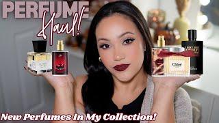 FALL PERFUME HAUL! NEW PERFUMES IN MY PERFUME COLLECTION! AFFORDABLE, DESIGNER & NICHE | AMY GLAM