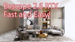 Getting Started with Enscape 2.6.1 RTX - A new Dimension of Realism! Fast and Easy!