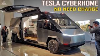 Elon Musk Reveals 2025 Tesla Motorhome Project. INSANE Battery & Tech of Off-grid Car