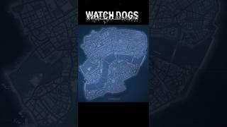 Watch Dogs 2 Vs Watch Dogs 1 Map Comparison #watchdogs #watchdogs2 #viral #shorts #shortsvideos