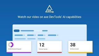 axe DevTools: Your AI Partner for Digital Accessibility Testing