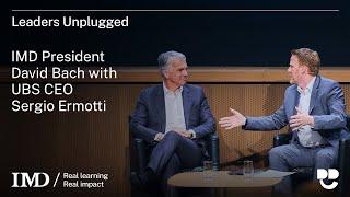 Leaders Unplugged: From the global to the personal with UBS CEO Sergio Ermotti