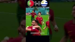 Portugal Slaughtered Uruguay 2-0 WorldCup 2022 #football #ronaldo #youtube #shorts