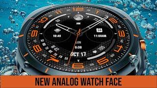 Wear OS Watch Face | Samsung Galaxy Watch Face | Best Watch Face | Analog Watch Face 016