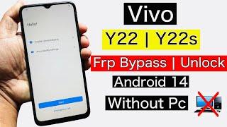 Vivo Y22/Y22s Frp Bypass Android 14 | Vivo Y22 Frp Unlock without Pc
