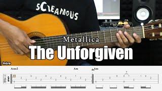 The Unforgiven - Metallica - Fingerstyle Guitar Tutorial + TAB & Lyrics