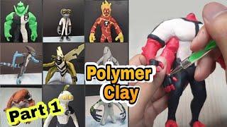 How to make BEN 10 original alien using Clay tutorial | ben10 clay