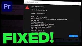 "Error Compiling Movie" FIX! (3 Methods) | Premiere Pro