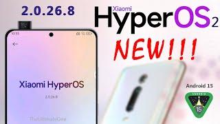 New Update HyperOS 2 V2.0.26.8 Based on Android 15 PORT ROM for Xiaomi 9T Pro / Redmi K20 Pro