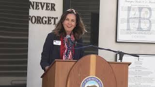 Mayor Kim Carr  - Veterans Day Ceremony, City of Huntington Beach, Civic Center   November 11, 2021