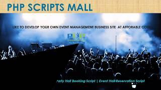 Benefits of Event Hall Reservation Script | Event Management Script | PHP Scripts Mall