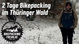 Winter Bikepacking in Thüringen 2024 - mit Sturz!