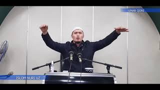 УМАР КОРИ ФИКИР КИЛИШЛИК КУЧЛИ МАРУЗА  | UMAR QORI YANGI MARUZA