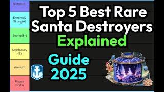 Top 5 Most Powerful Rare Santa Destroyers Explained | World of Warships