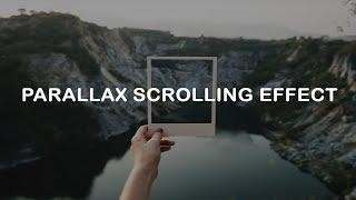 Parallax Scrolling Effect with CSS and jQuery