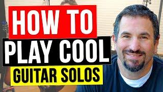 Lead Electric Guitar Lesson - Improvising with Aeolian Scale