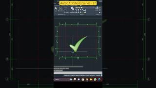 Automatic Grid Plan ready in 3 second | ️YQArch Plugin | AutoCAD Shorts Series - 27 #shorts #new