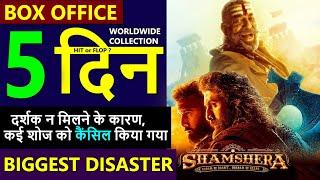 Shamshera Box Office Collection Day 5, Shamshera Day Wise Collection, Budget, Verdict hit or flop