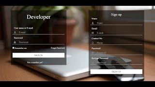 Bootstrap Login Form Example - Create Login Form Bootstrap - Bootstrap Login and Signup Form Code