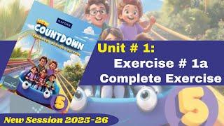 Exercise 1a | Complete Exercise | Oxford New Countdown | Grade 5 | Iqra Zahra