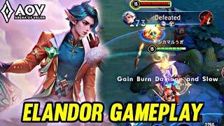 AOV : ELANDOR GAMEPLAY | IN JUNGLE - ARENA OF VALOR LIÊNQUÂNMOBILE ROV