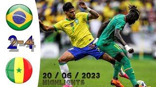 Brazil vs Senegal ( 2 - 4 ) Highlights 2023