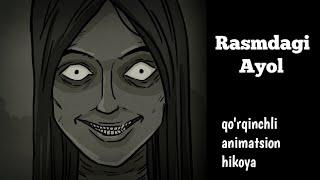 Rasmdagi ayol | Qo'rqinchli animatsion hikoya | animatsion qo'rqinchli multfilm | Qo'rqinchli hikoya