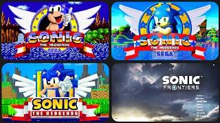 Evolution of START-SCREEN in Sonic Games