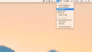 How-To: Quickly change sound input and output on OS X