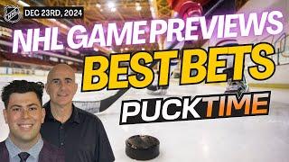 NHL Picks and Predictions Today | Lightning vs Panthers | Flyers vs Penguins | PuckTime Dec 23