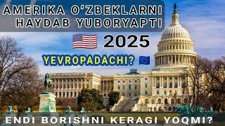 OZBEKLAR AMERIKADAN HAYDALYAPTI / YEVROPADA?