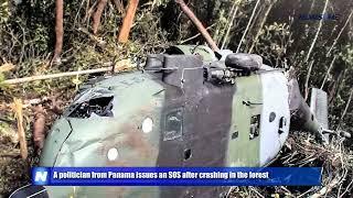 A politician from Panama issues an SOS after crashing in the forest | NewsRme