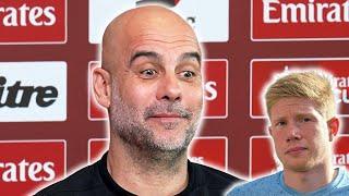 Kevin as holding midfielder? 'HE CANNOT PLAY THERE!' | Pep Guardiola EMBARGO | Man City v Salford