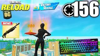 Apex Pro TKL ASMR  156 Kills Solo vs Squads  Satisfying Keyboard OG Fortnite Reload 540 FPS 4K