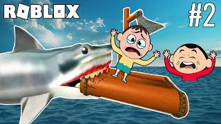 BUILD A RAFT OR DIE In Roblox - Survival Game Part 2 | Khaleel and Motu Gameplay