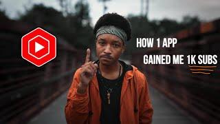 How to utilize growth on youtube with the mobile studio app  | 1k Special