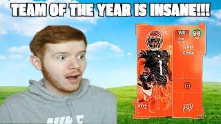 TEAM OF THE YEAR IS HERE!!! OPENING TOTY PACKS AND MY FREE 97 TOTY PACK!!! MADDEN 25 ULTIMATE TEAM!!