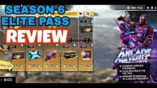 SEASON 6 ELITE PASS REVIEW|| HOW IT IS??| GARENA FREE FIRE| FREE FIRE INDIA