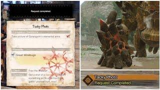 Monster Hunter Rise: Sunbreak - How to complete "Tacky Photo" request