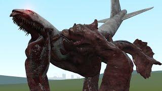 I MAKE a BATTLE with NEW THE INFECTED SKY MONSTER in Garry's Mod!